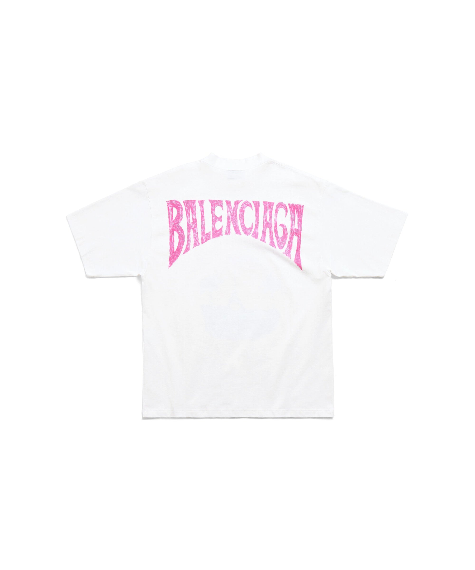 Paris Tropical T-Shirt - White & Pink
