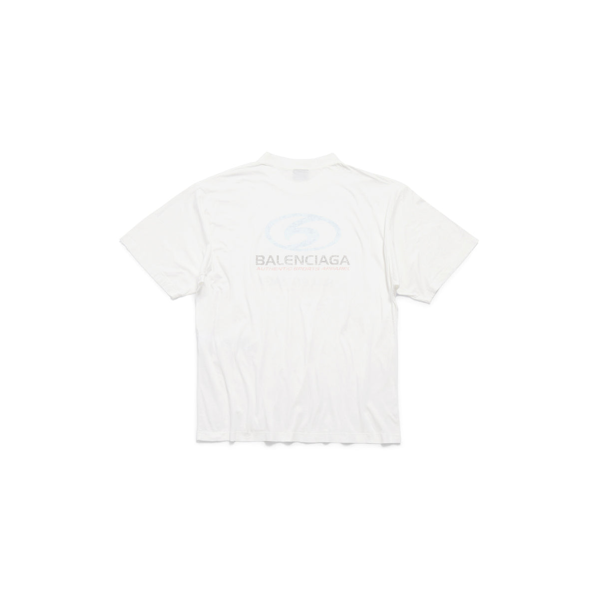 Surfer T-Shirt - White & Light Blue