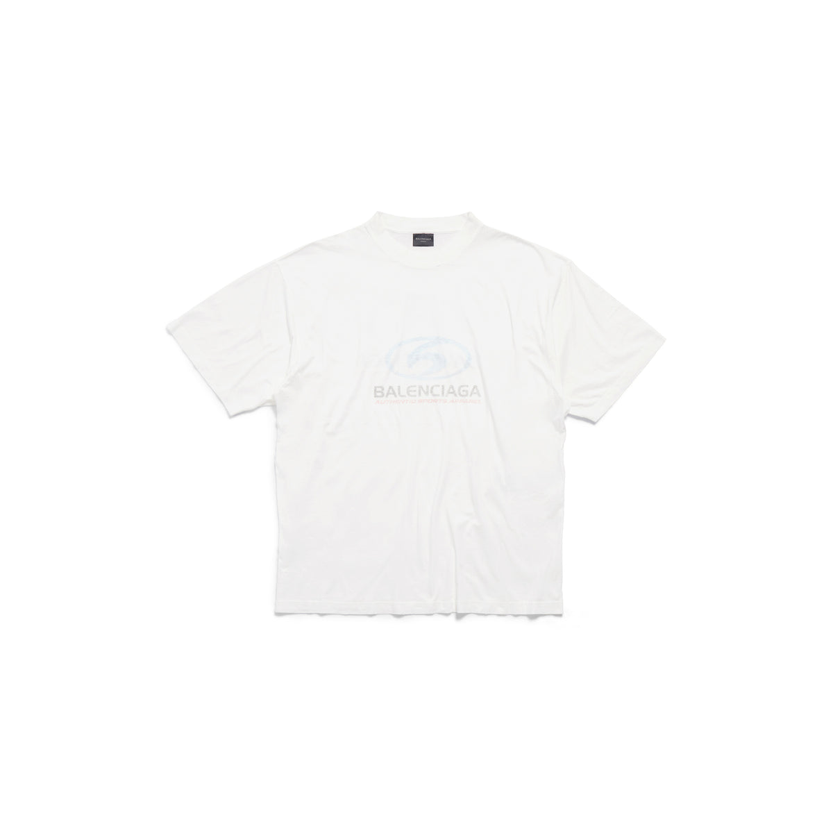Surfer T-Shirt - White & Light Blue