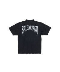 Balenciaga Hand-Drawn T-Shirt - Faded Black & White