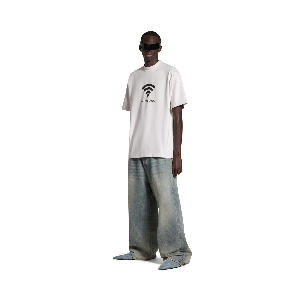 Lo_ve T-Shirt Medium Fit - White