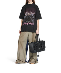 City Of Angels T-Shirt - Faded Washed Black