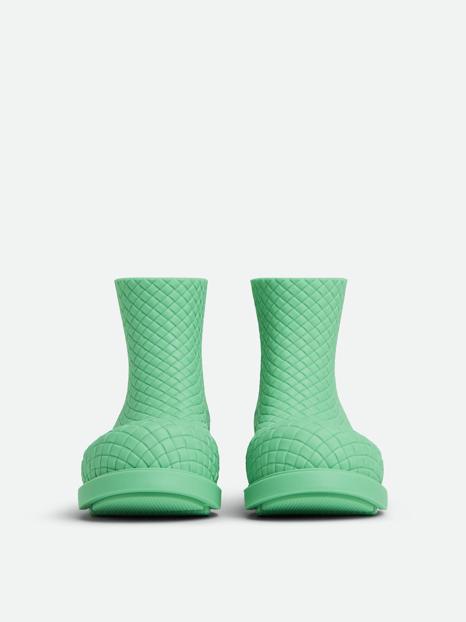 Fireman aqua & ivory Ankle Boots - Aqua & Ivory