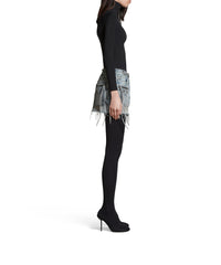 Cagole Mini Skirt - Dirty Blue