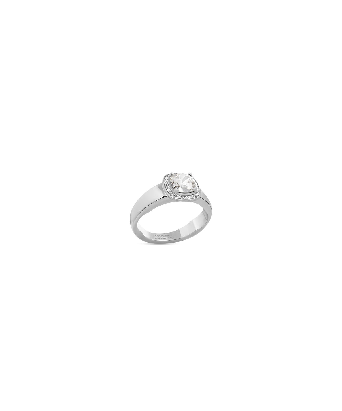 Maxi Solitaire Ring - Silver & Crystal
