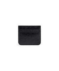 Monaco Flap Coin And Card Holder - Black