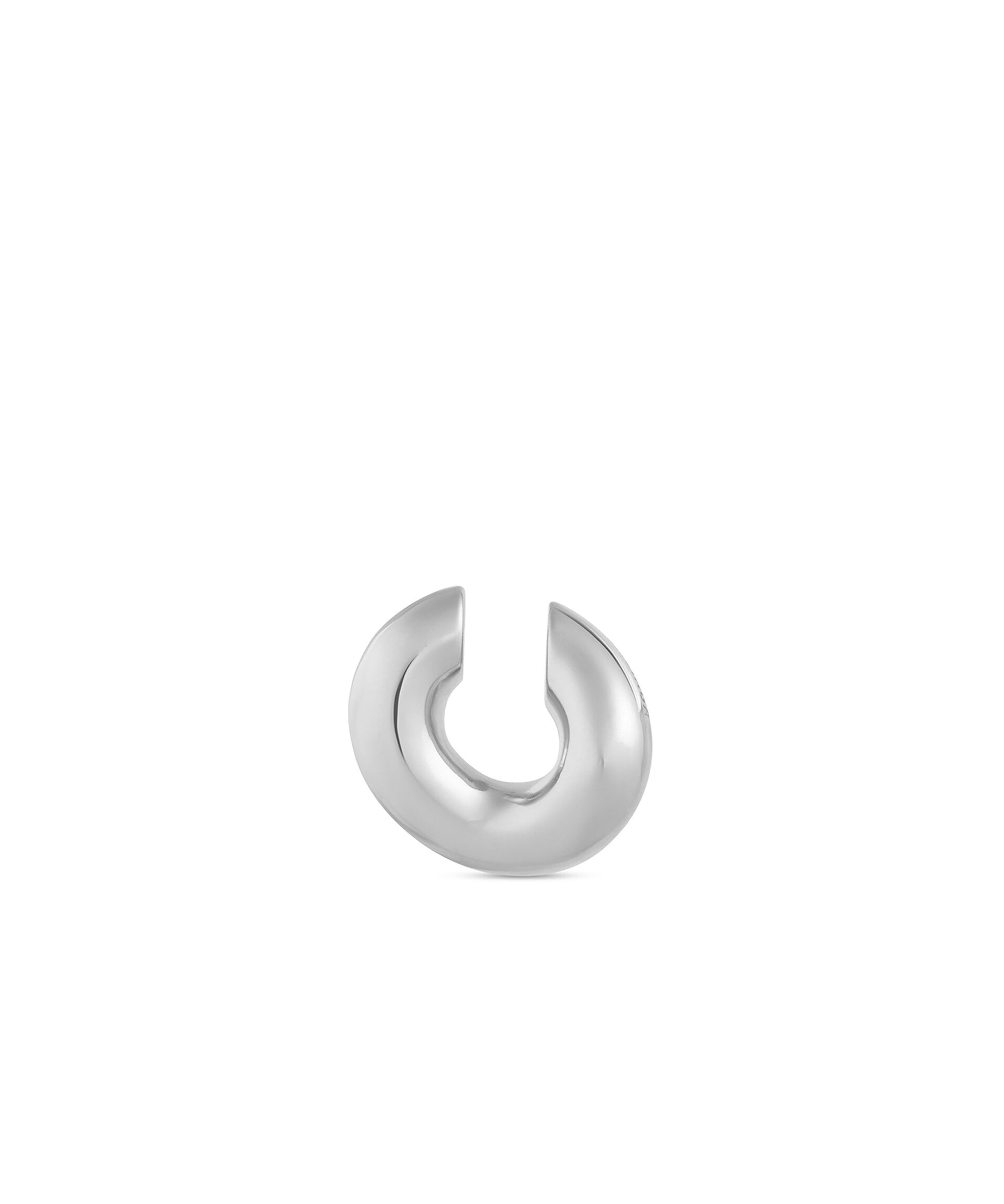 Loop Ear Cuff - Shiny Silver