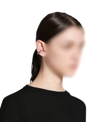 Loop Ear Cuff - Shiny Silver