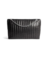 Monaco Large Chain Bag Quilted - Black