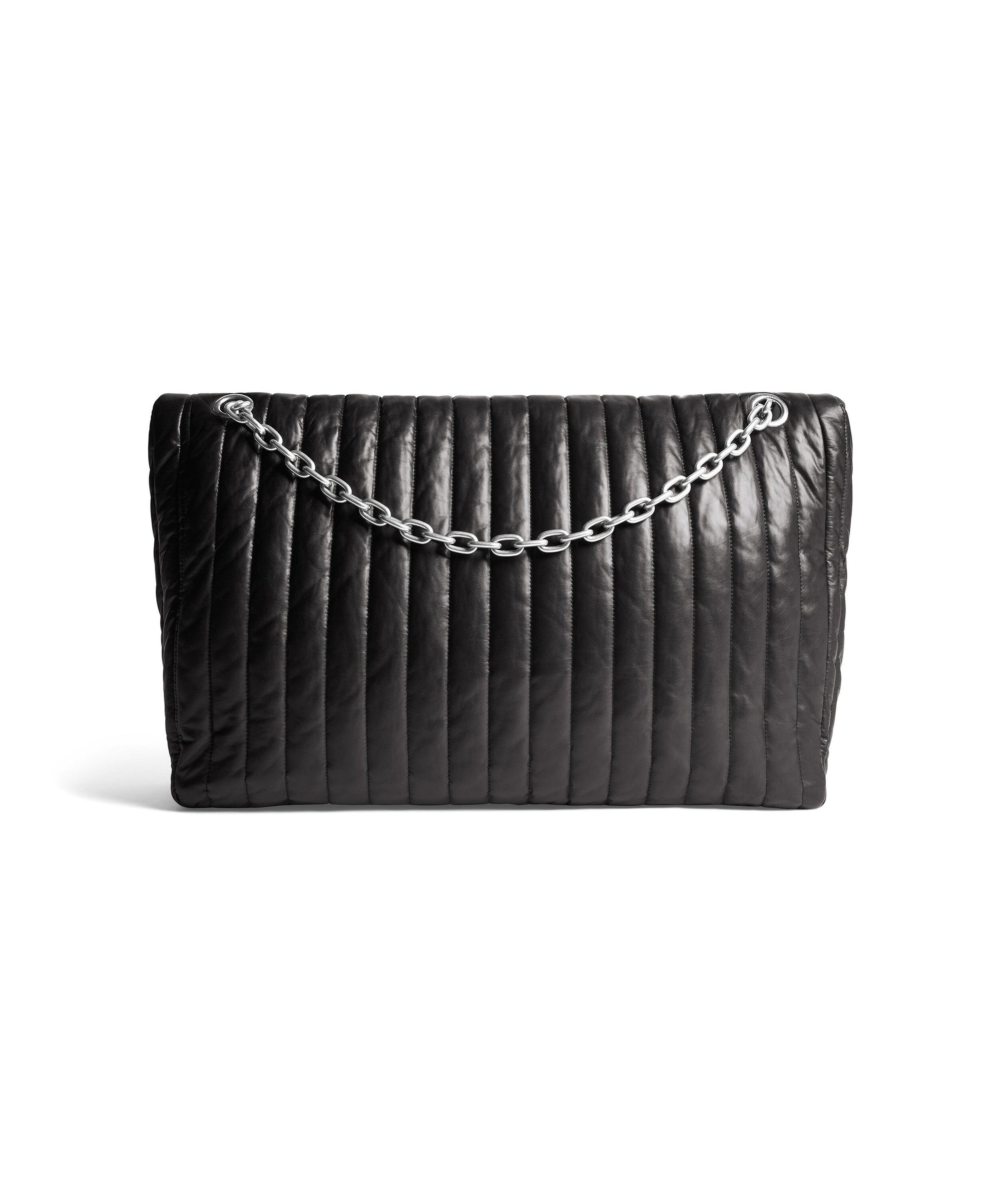 Monaco Large Chain Bag Quilted - Black