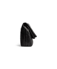 Monaco Large Chain Bag Quilted - Black