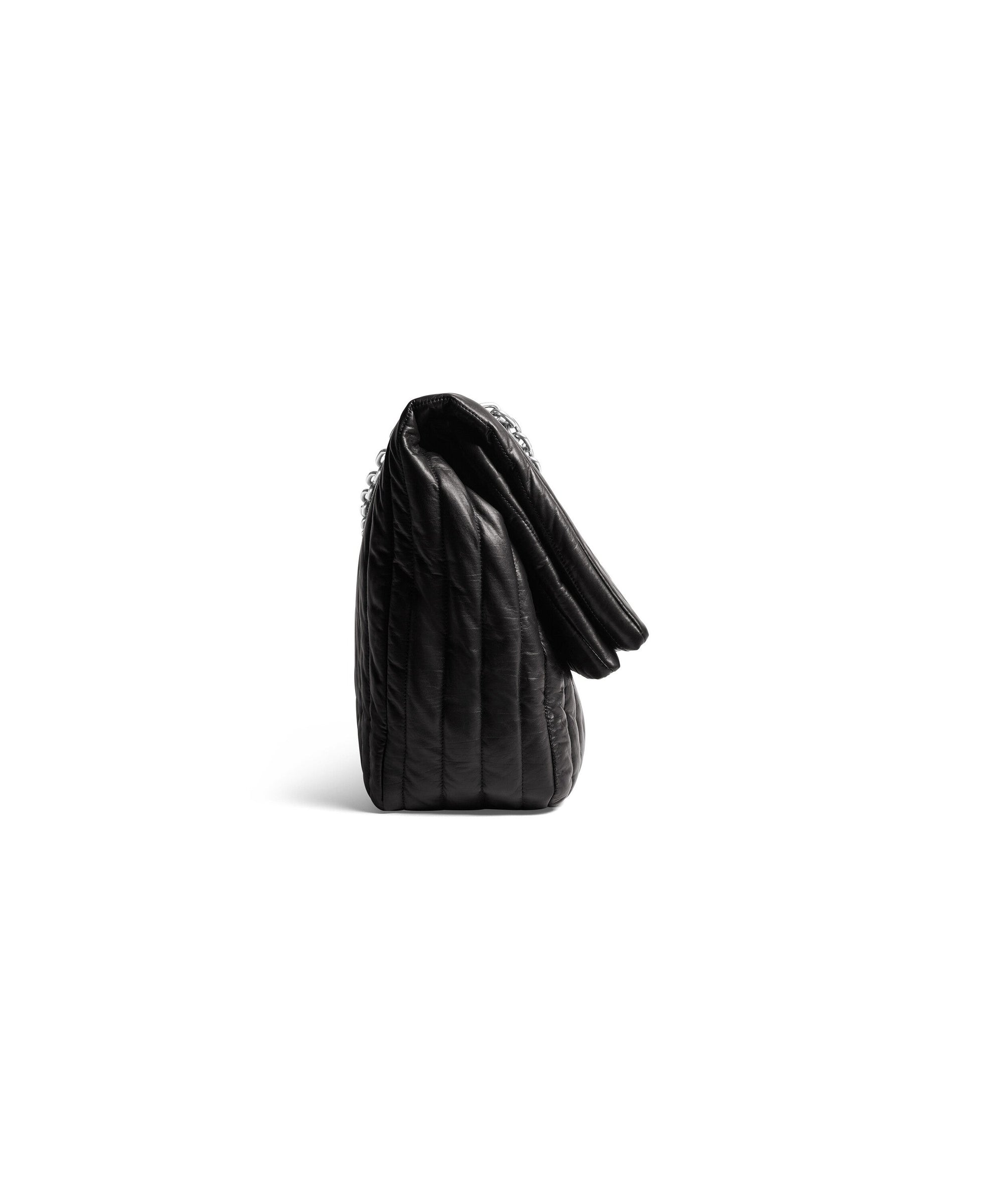 Monaco Large Chain Bag Quilted - Black