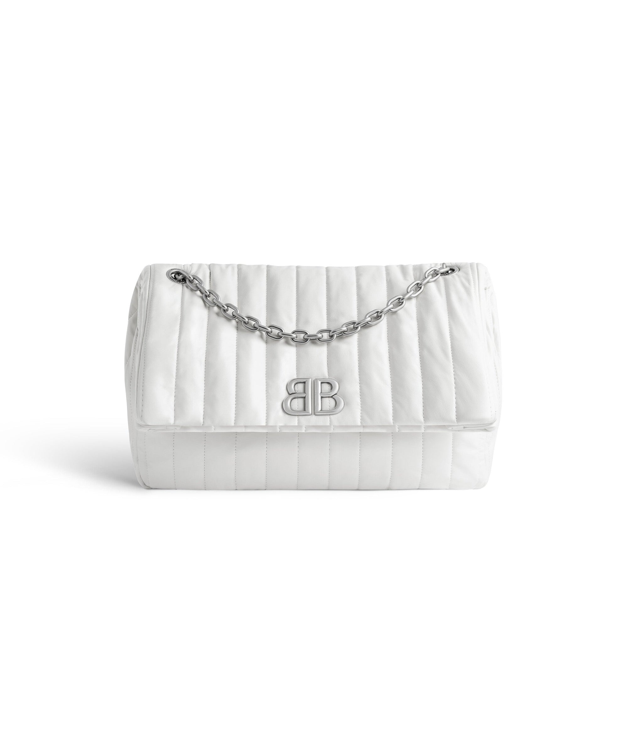 Monaco Medium Chain Bag Quilted - Off White