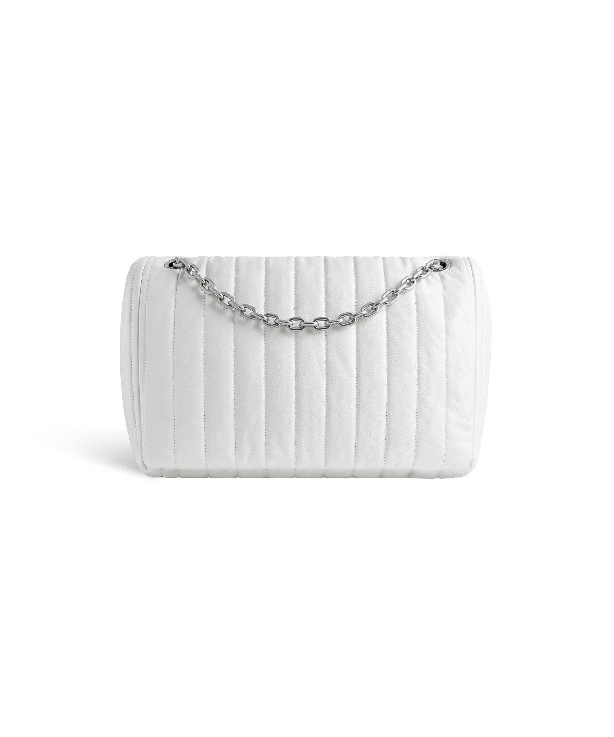 Monaco Medium Chain Bag Quilted - Off White