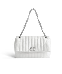 Monaco Medium Chain Bag Quilted - Off White