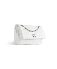 Monaco Medium Chain Bag Quilted - Off White