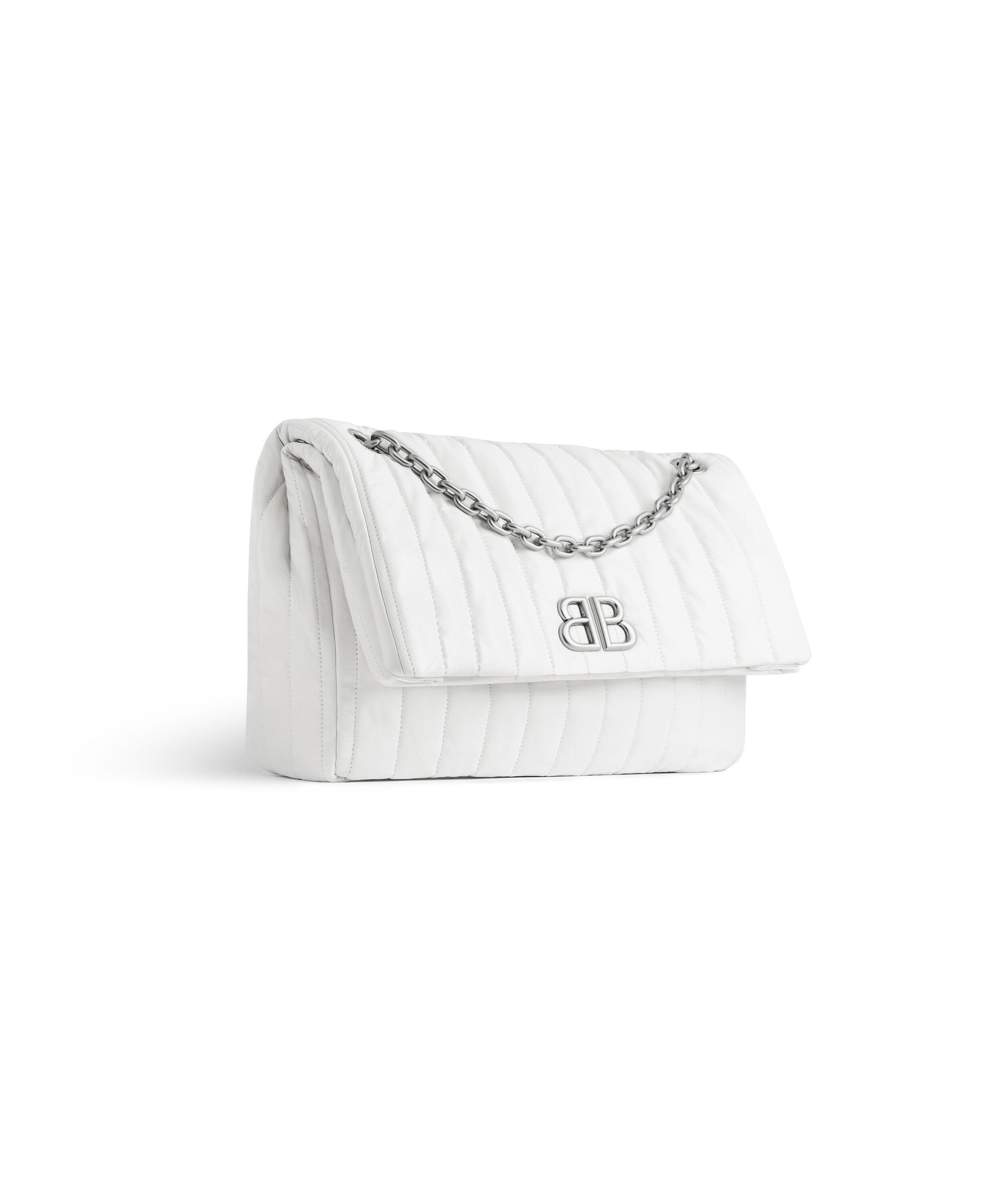 Monaco Medium Chain Bag Quilted - Off White