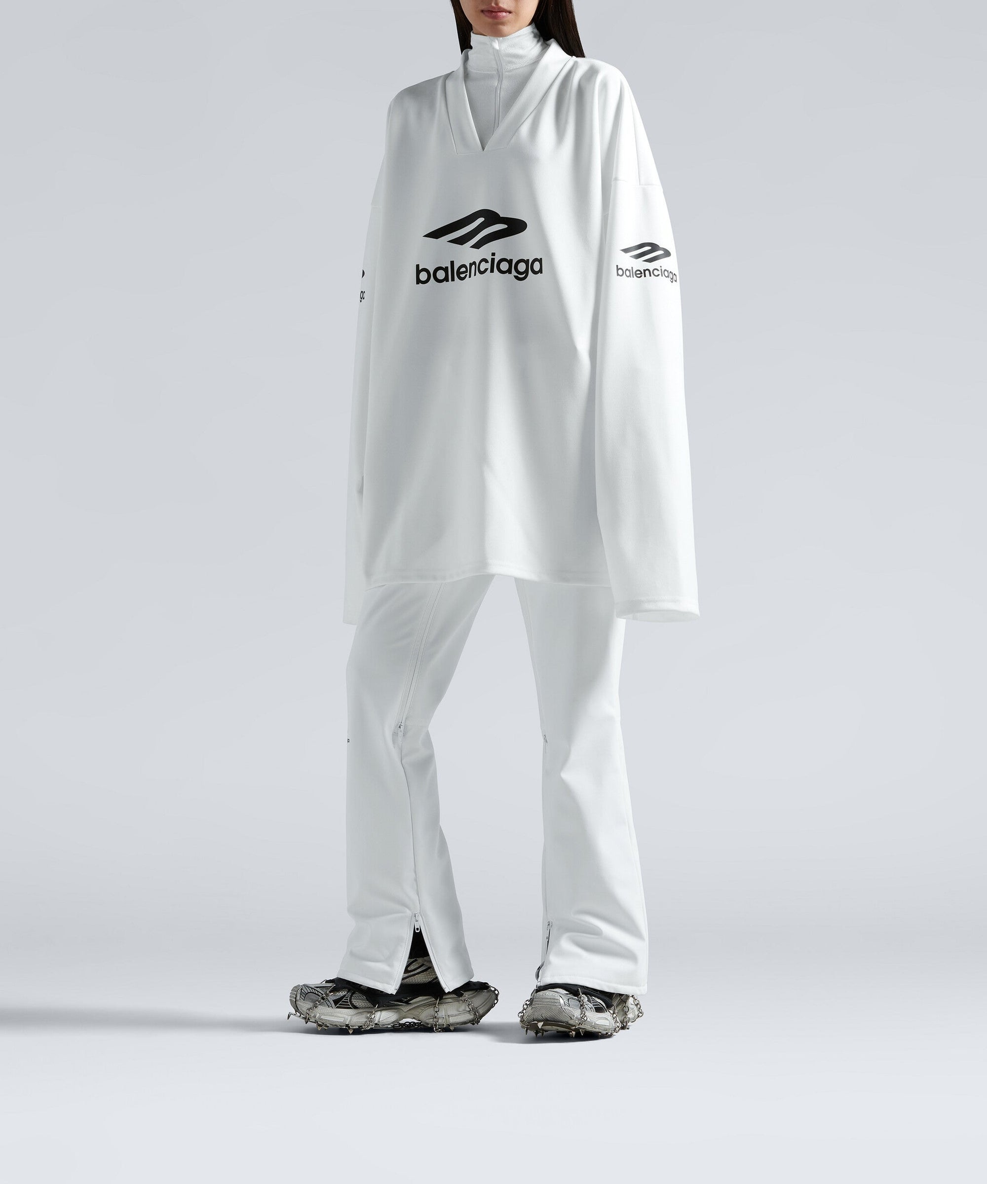 3XL Ski Sneakers - Eggshell & Black