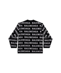 Bal Horizontal Allover Cardigan - Black & White