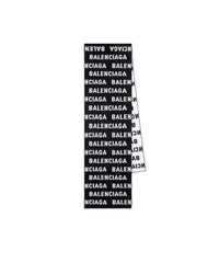 Bal Horizontal Allover Scarf - Black & White