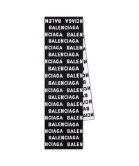 Bal Horizontal Allover Scarf - Black & White