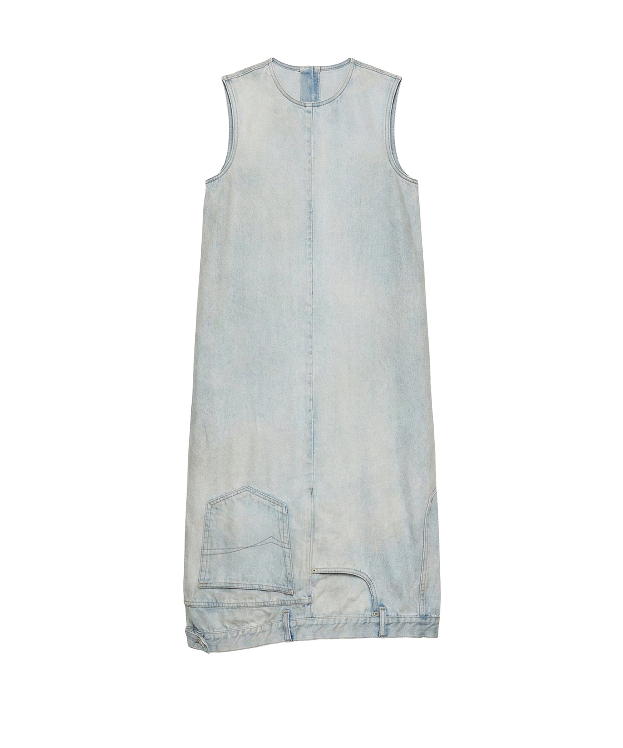 Sack Dress - Dirty Blue
