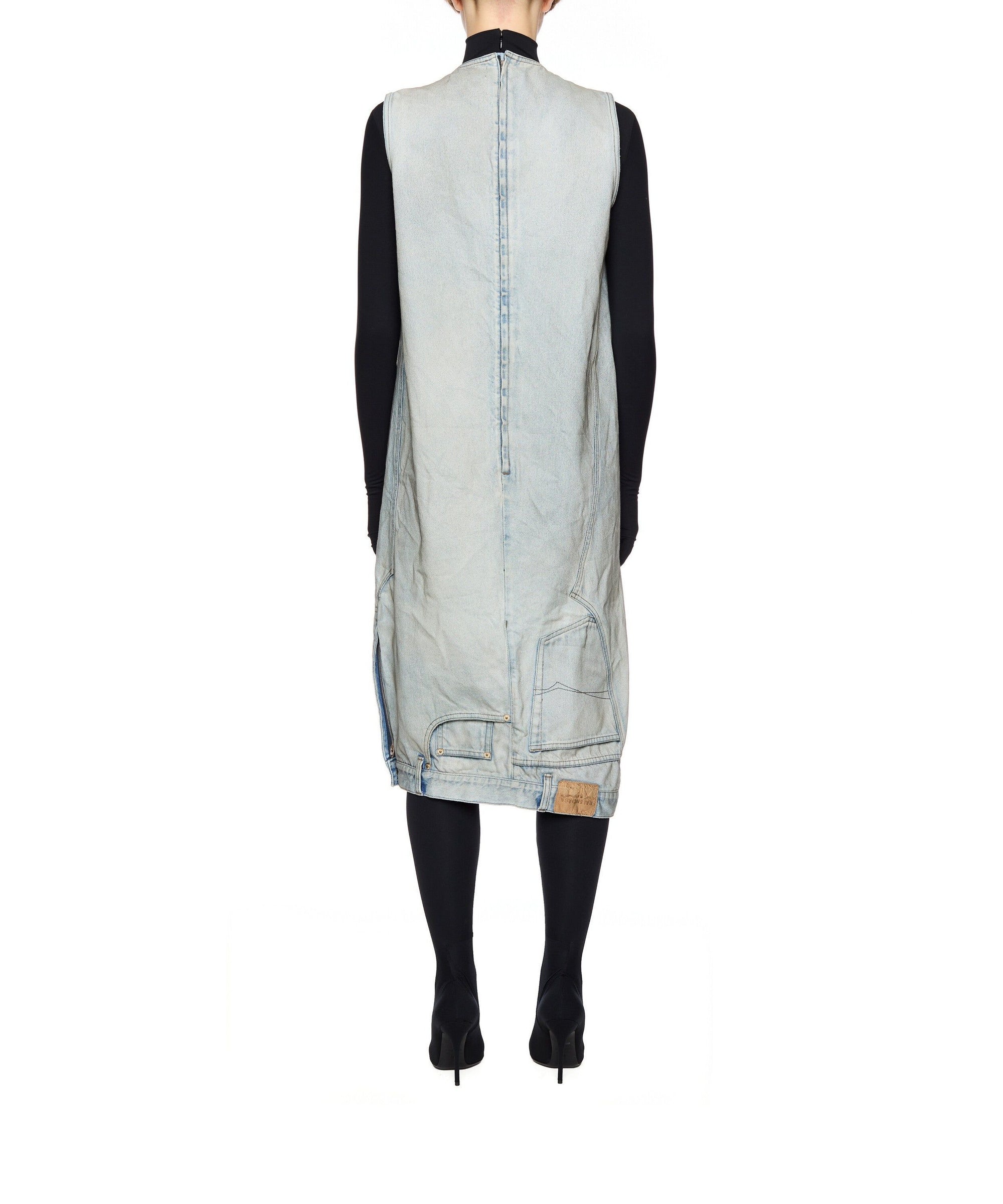 Sack Dress - Dirty Blue