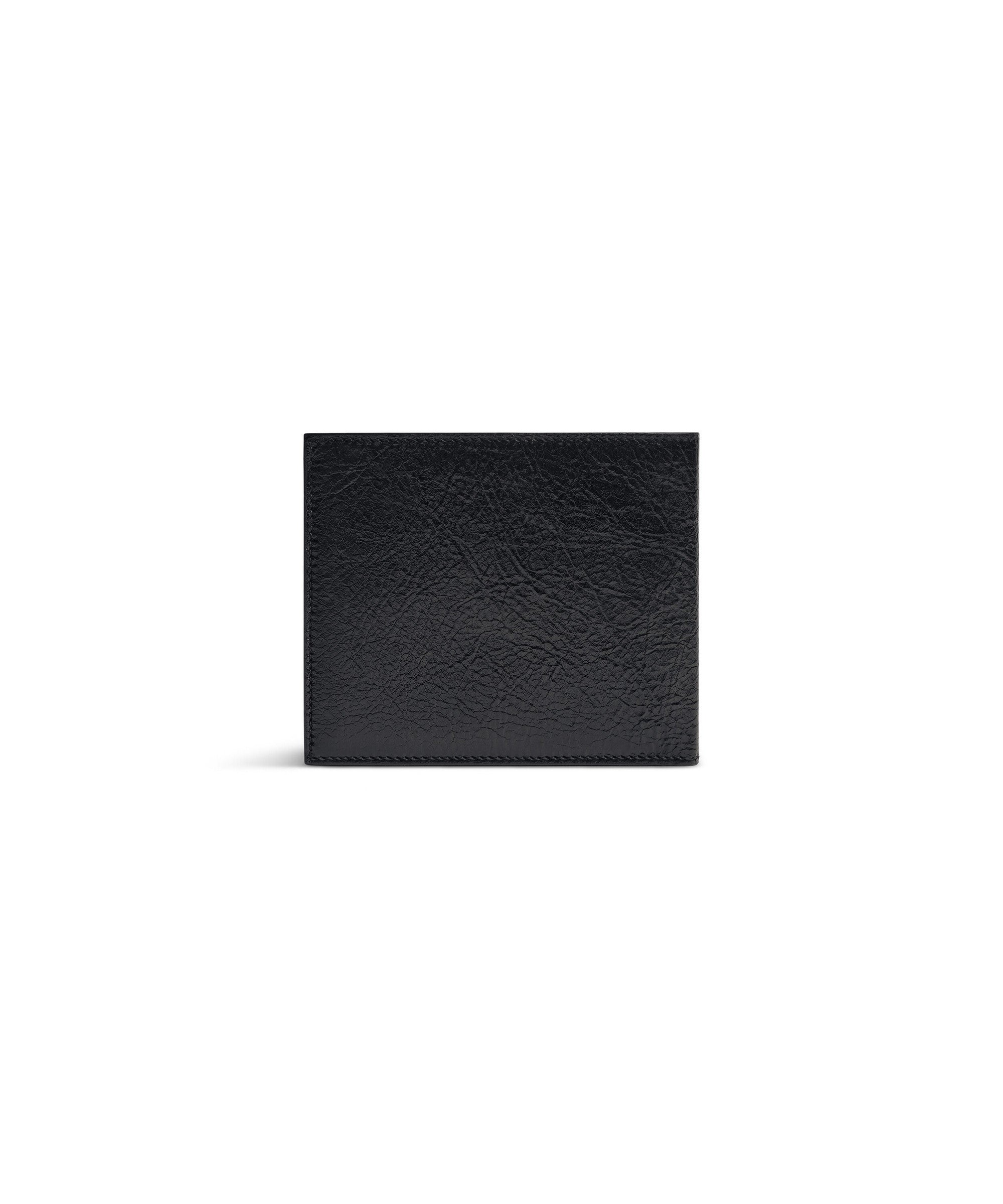 Monaco Square Folded Wallet - Black