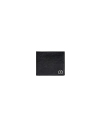 Monaco Square Folded Wallet - Black