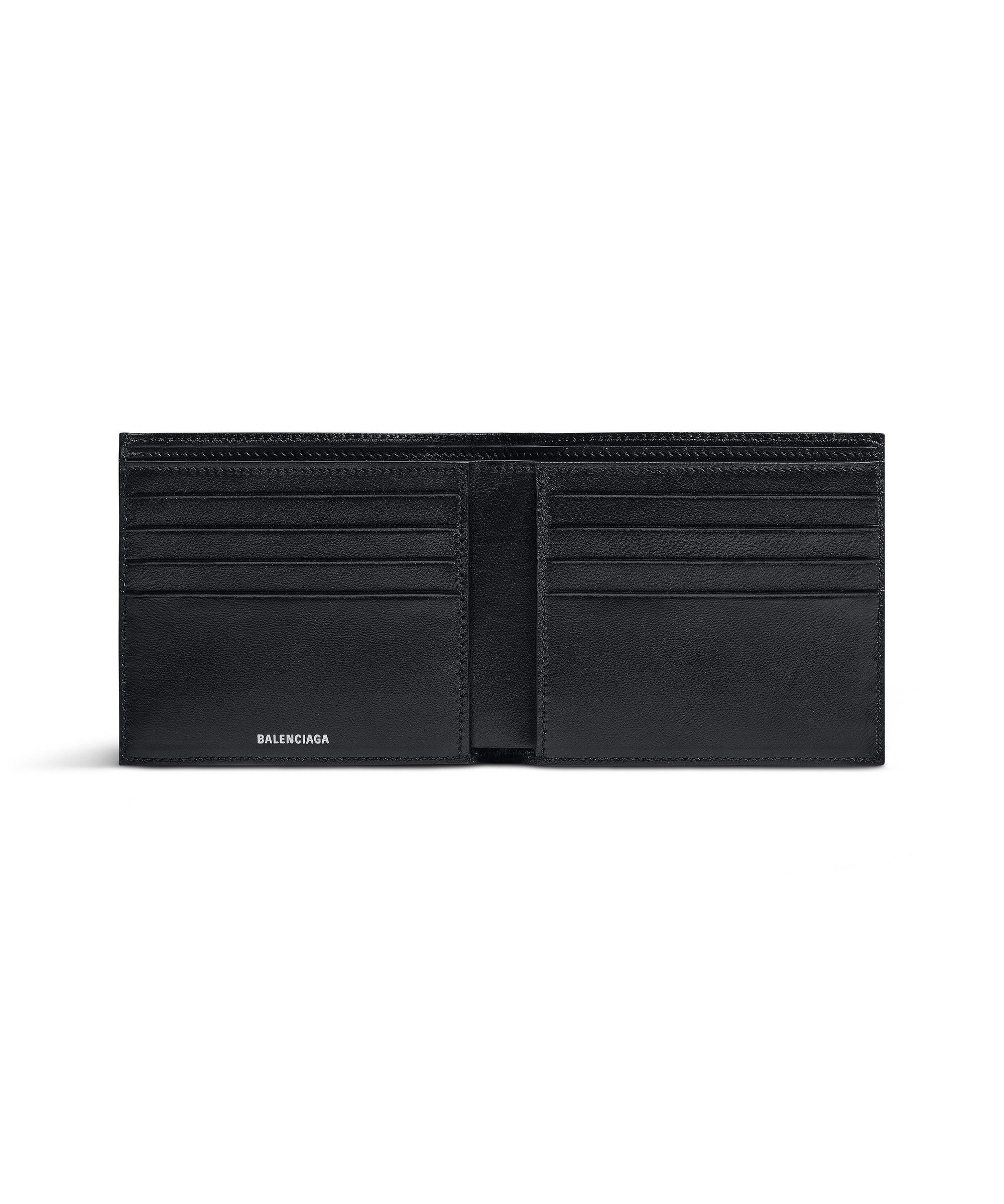 Monaco Square Folded Wallet - Black