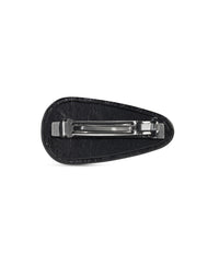 Cagole Hair Clip - Black & Antique Silver