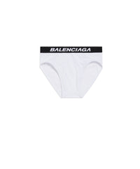 Racer Briefs - White & Black