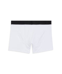 Racer Boxer Briefs - White & Black