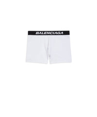 Racer Boxer Briefs - White & Black