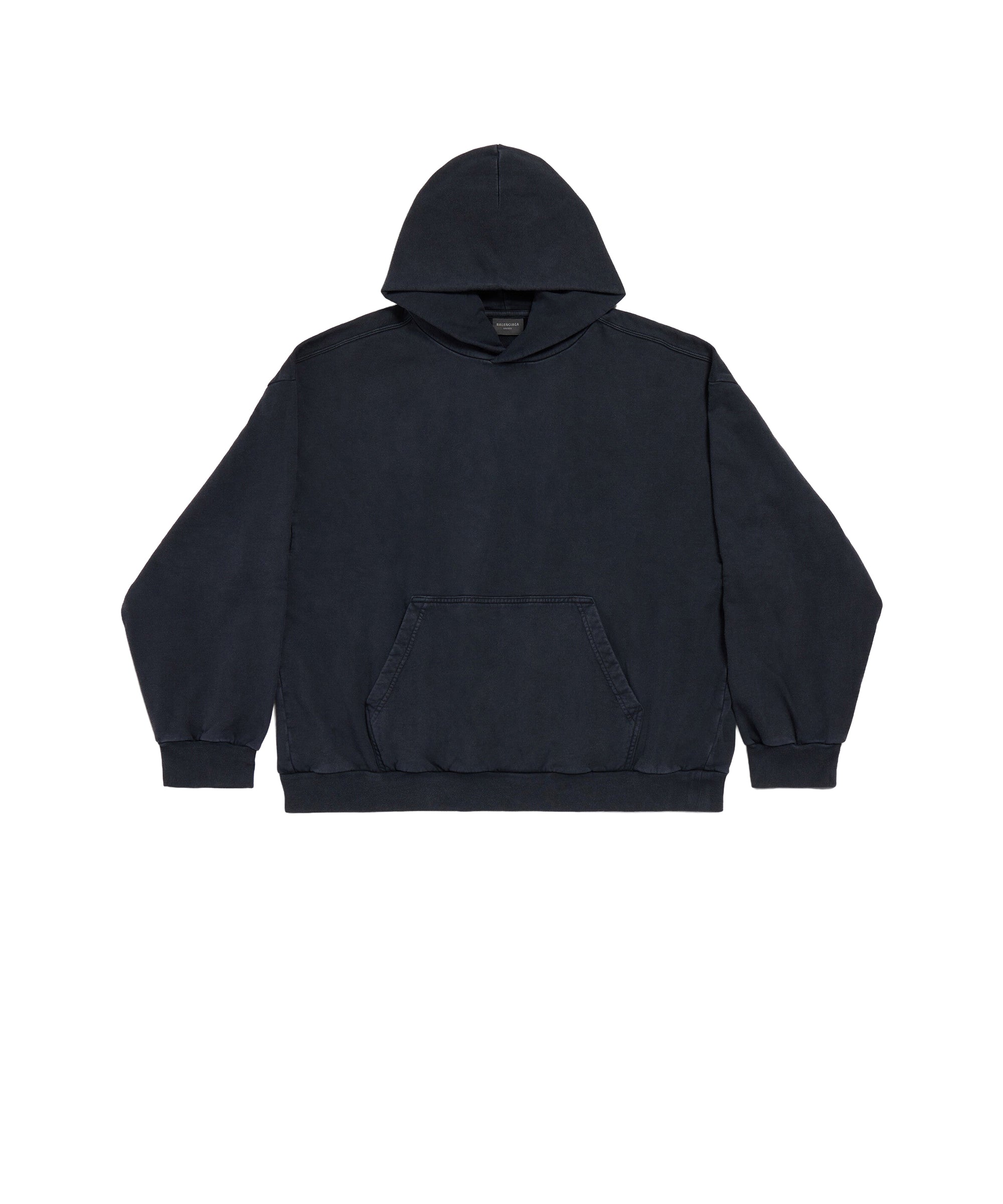 Balenciaga Hand-Drawn Hoodie - Faded Black & White