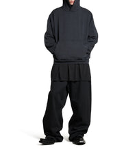 Balenciaga Hand-Drawn Hoodie - Faded Black & White