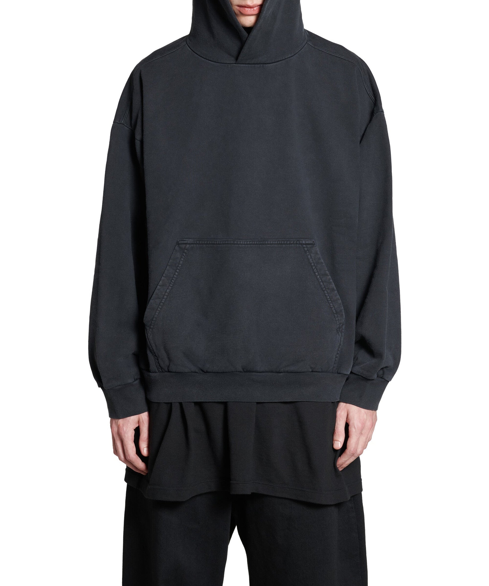 Balenciaga Hand-Drawn Hoodie - Faded Black & White