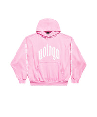 Nologo Hoodie - Light Pink & White