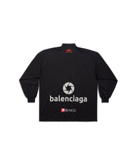 Top League Long Sleeve T-Shirt Oversized - Black