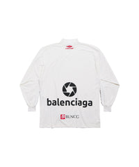 Top League Long Sleeve T-Shirt Oversized - White
