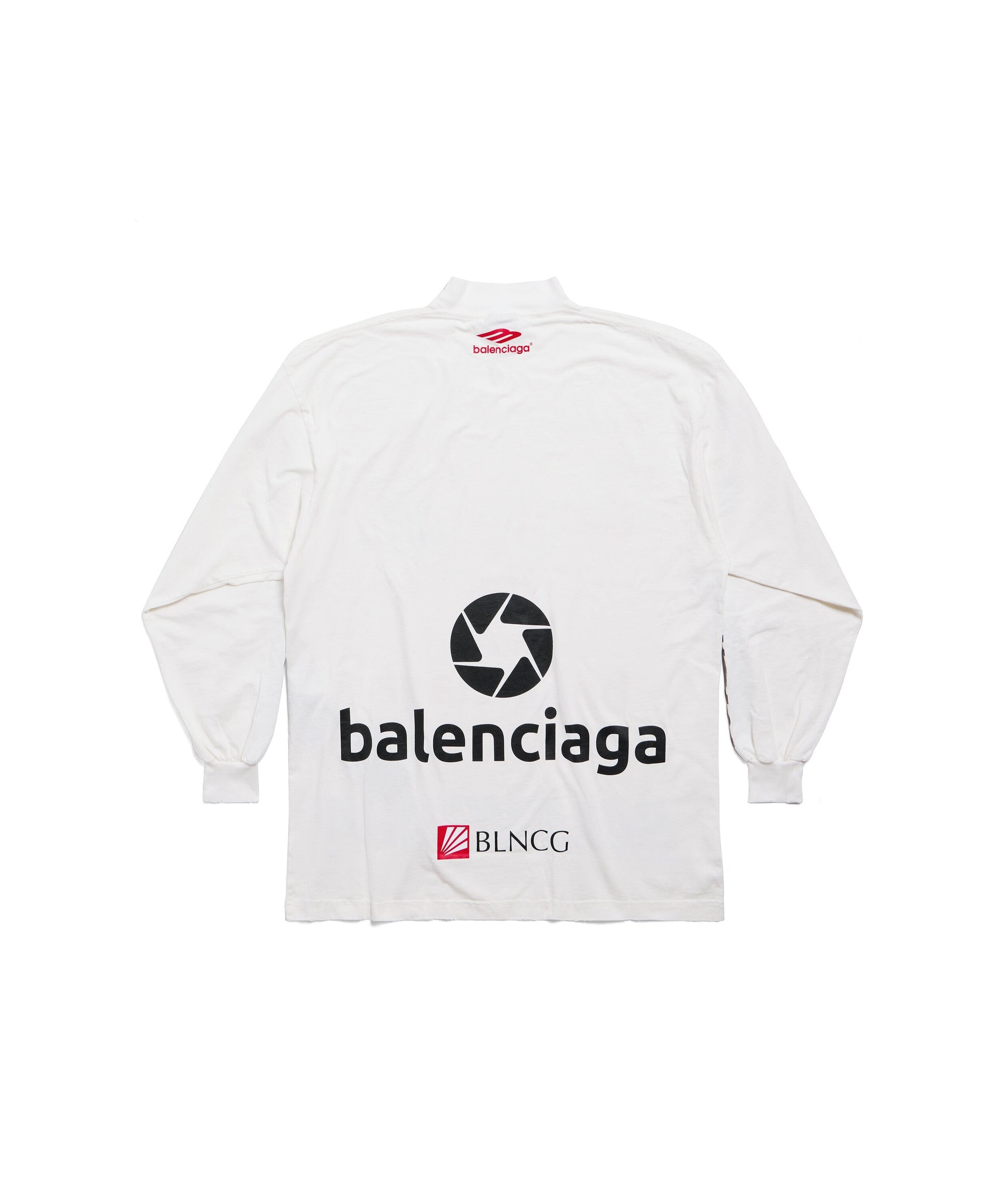 Top League Long Sleeve T-Shirt Oversized - White
