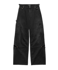 Cargo Pants - Sunbleached Black