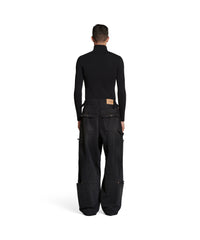 Cargo Pants - Sunbleached Black