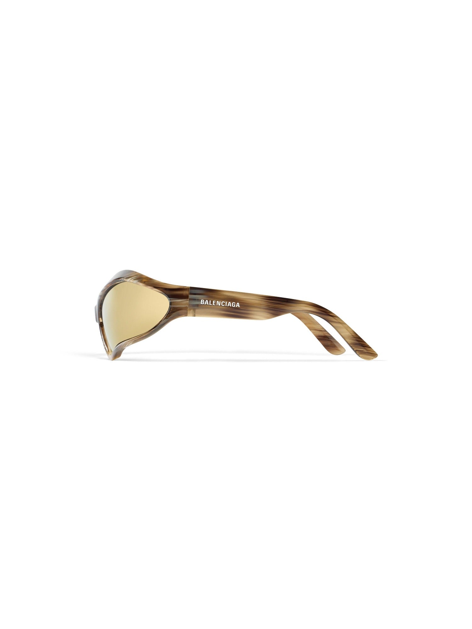 Fennec Oval horn & mirror bronze Sunglasses - Horn & Mirror Bronze