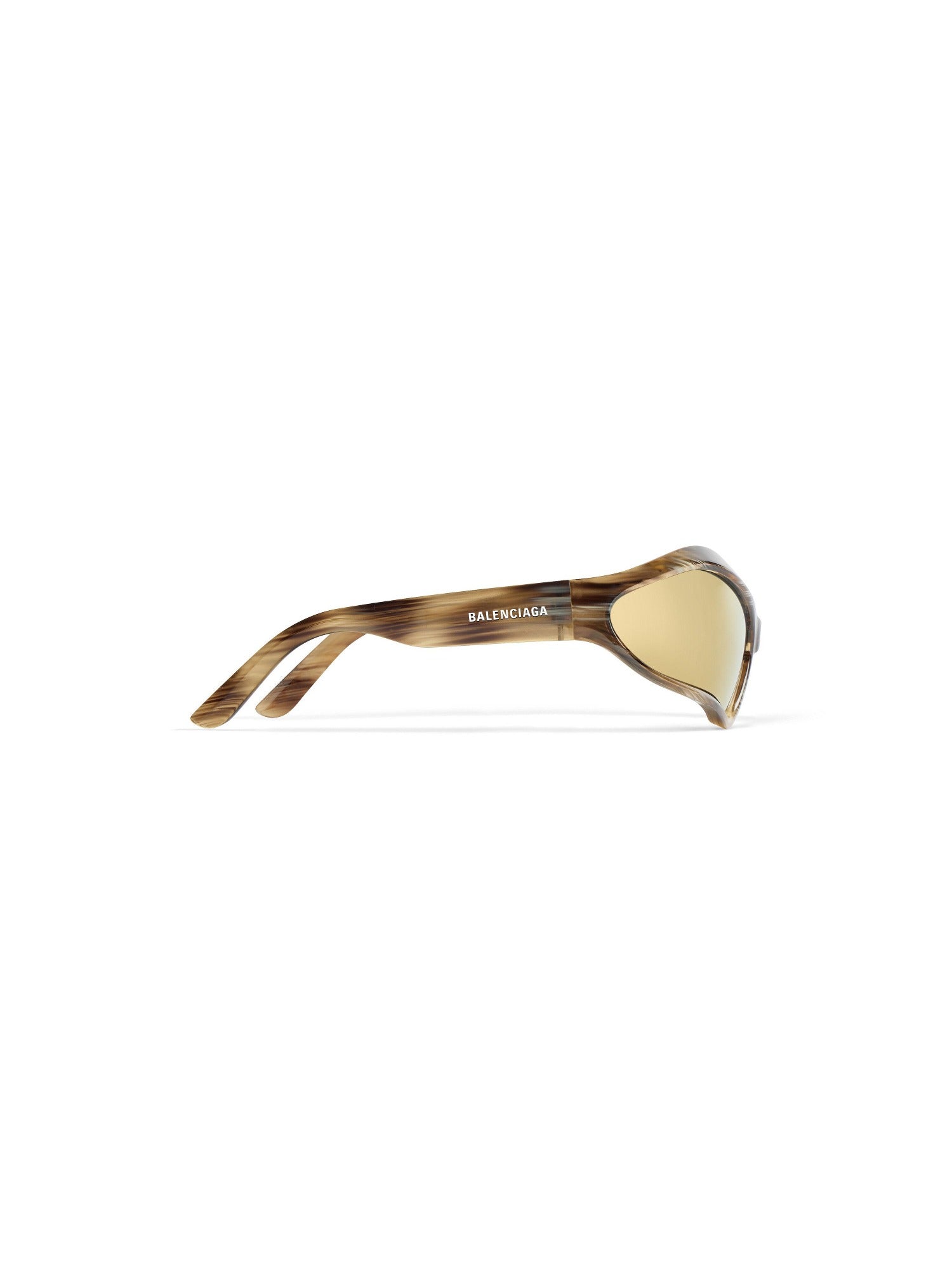 Fennec Oval horn & mirror bronze Sunglasses - Horn & Mirror Bronze