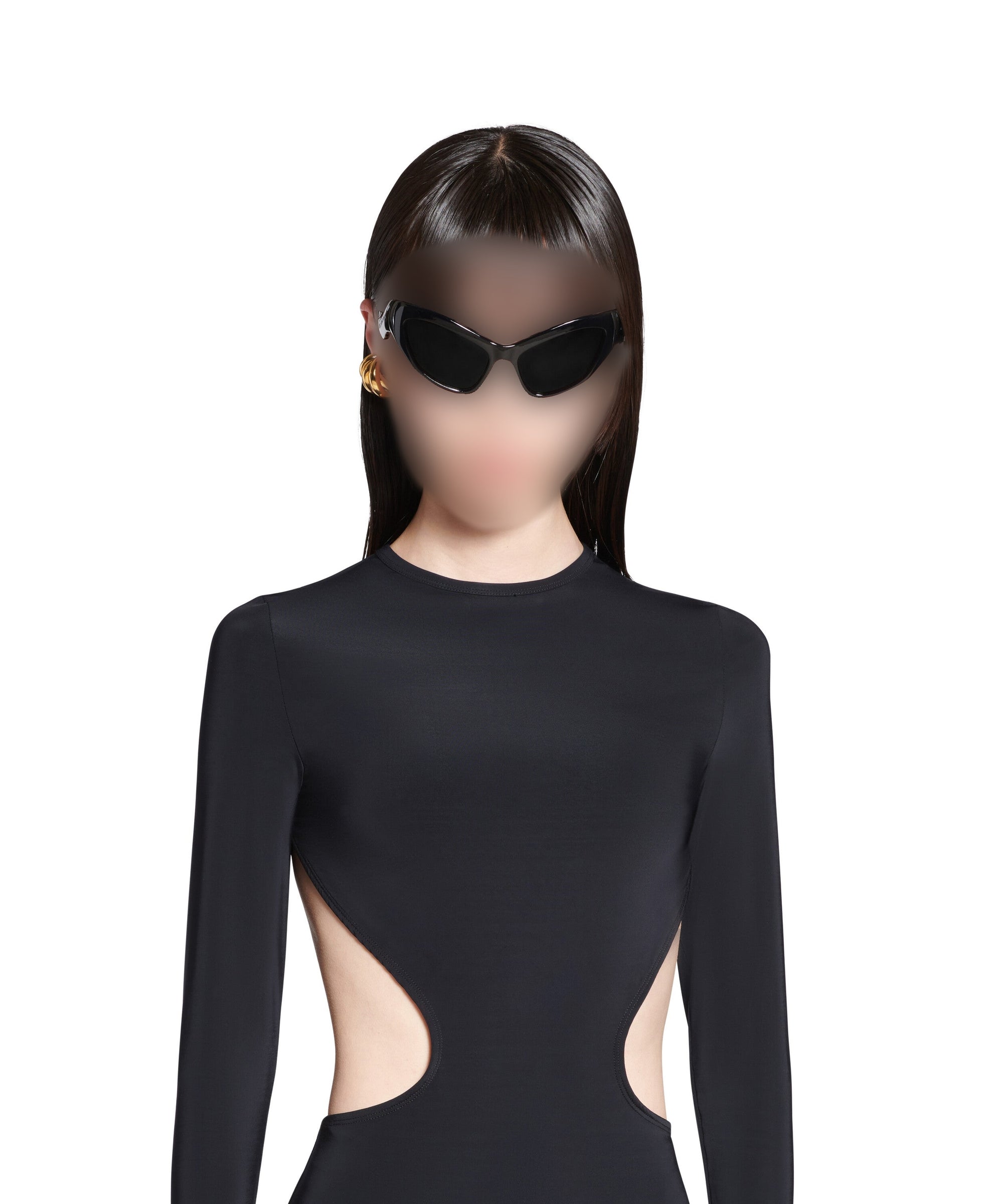Cut-Out Top - Black