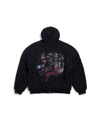 Pigalle Outerwear Zip-Up Hoodie - Black