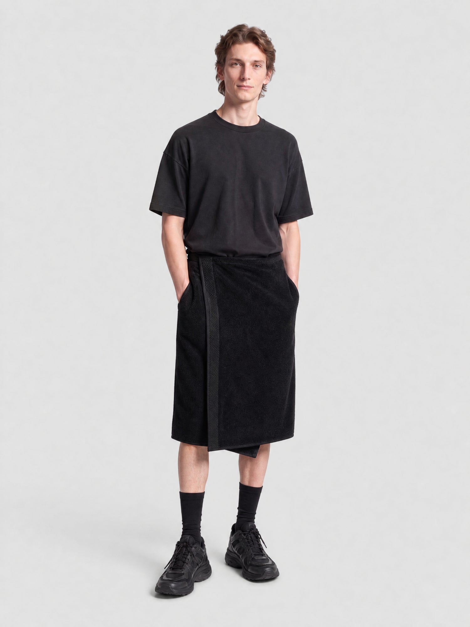 Balenciaga Towel black Skirt - Black