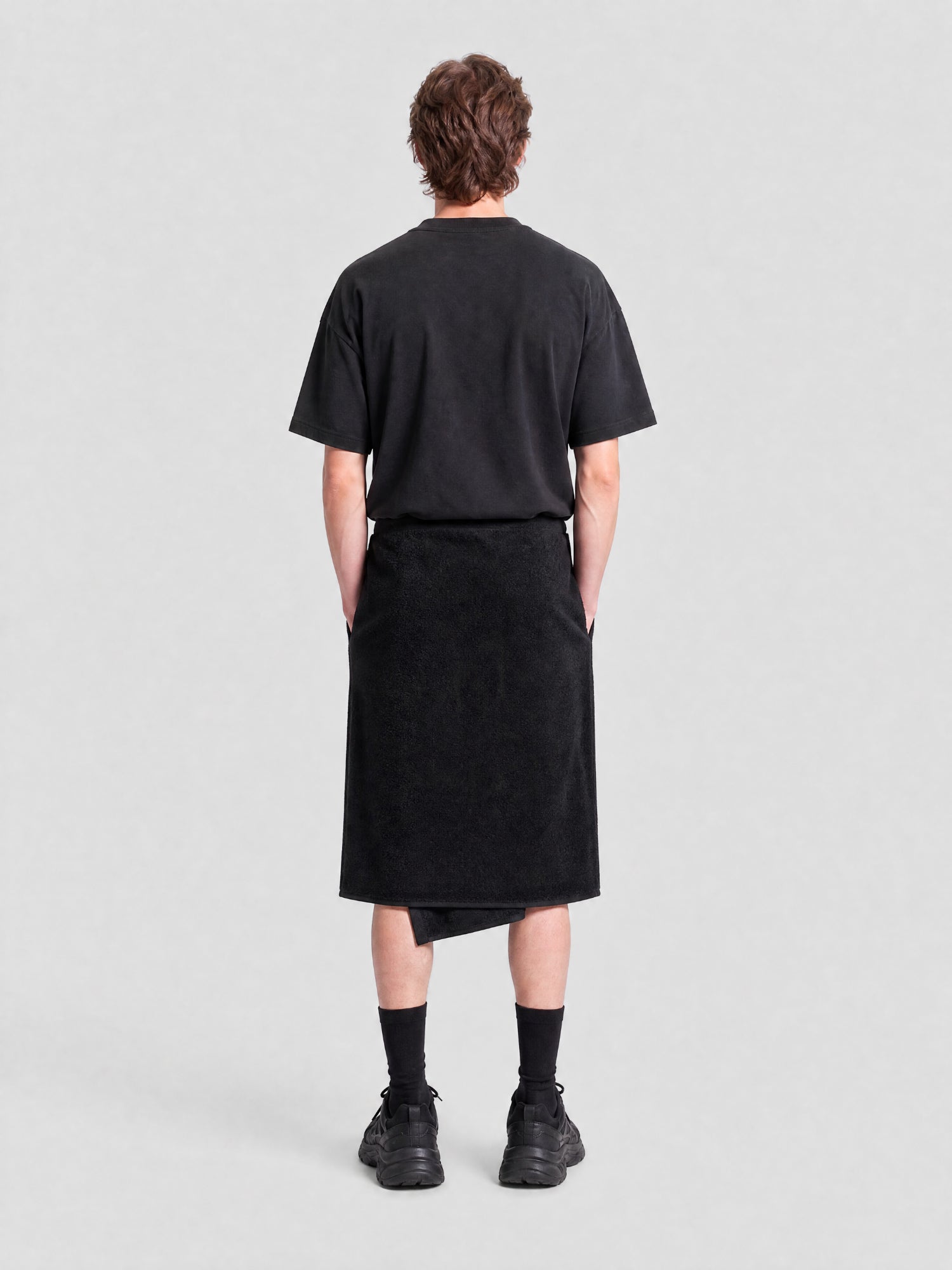Balenciaga Towel black Skirt - Black