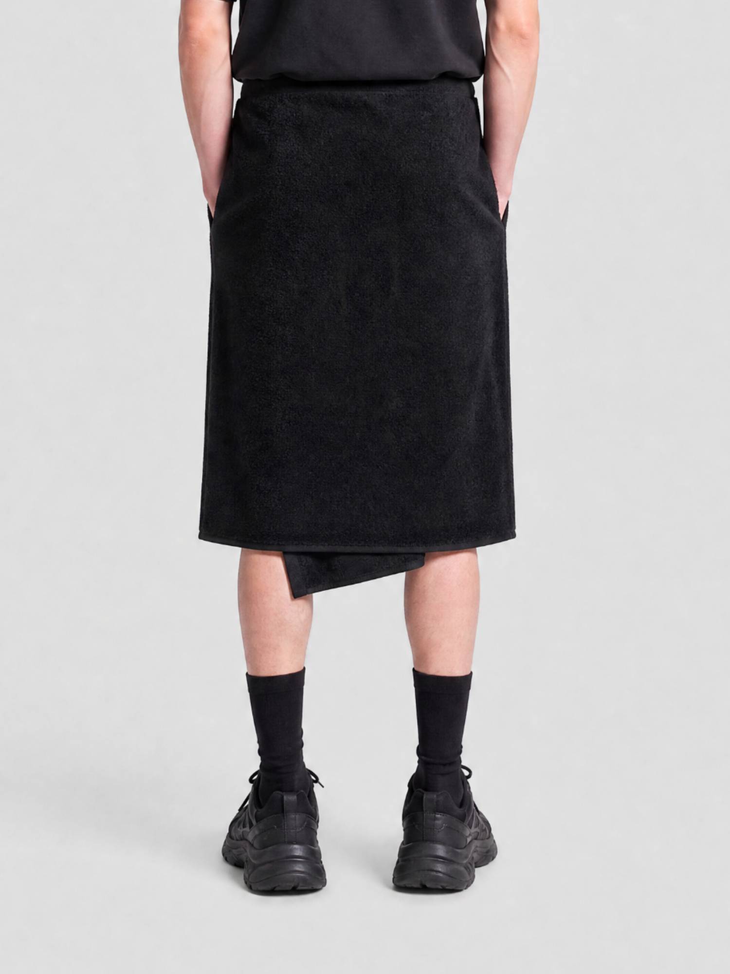 Balenciaga Towel black Skirt - Black